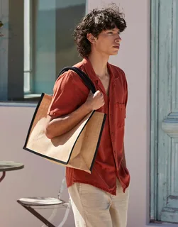 Westford Mill Natural Starched Jute Classic Shopper – foto 2