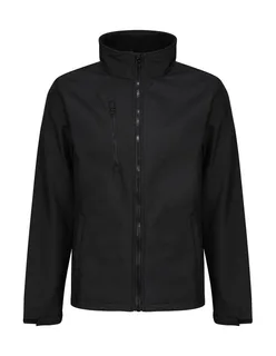 Regatta Professional Ablaze 3-laags softshell jack in Black/Black, voorkant