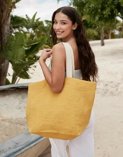 Westford Mill Soft washed jute beach bag – foto 2