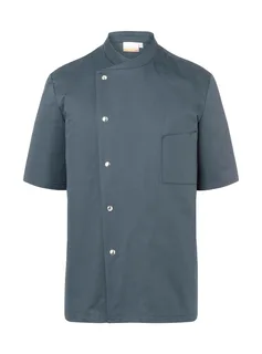 Karlowsky Gustav short-sleeved chef's jacket in Anthracite, voorkant