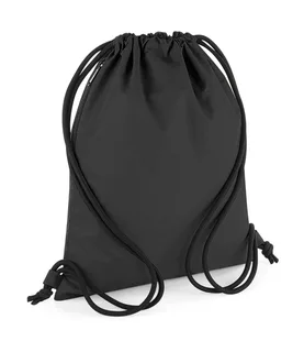 Bagbase Reflective Gymsac in Black Reflective, voorkant
