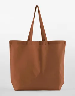 Westford Mill InCo. Maxi Bag for Life van biologisch katoen in Terracotta, voorkant