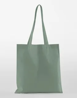 Westford Mill InCo. Bag for Life van biologisch katoen in Dusty Green, voorkant