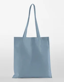 Westford Mill InCo. Bag for Life van biologisch katoen in Dusty Blue, voorkant