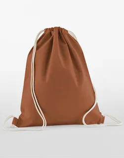 Westford Mill Organic Cotton InCo. Gymsac in Terracotta, voorkant