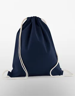 Westford Mill Organic Cotton InCo. Gymsac in French Navy, voorkant