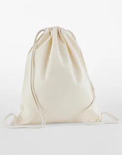 Westford Mill Organic Cotton InCo. Gymsac in Natural, voorkant