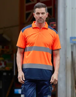 Yoko Fluo 2-tone polo – foto 1