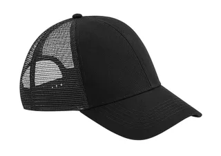 Beechfield Organic Cotton Trucker in Black, voorkant
