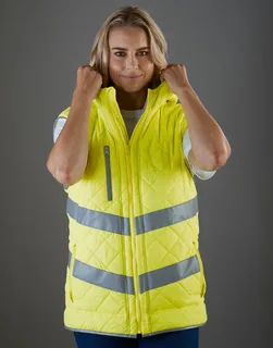 Yoko Fluo Kensington bodywarmer met capuchon – foto 5
