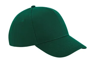 Beechfield Ultimate 6-panel pet in Bottle Green, voorkant