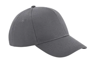 Beechfield Ultimate 6-panel pet in Graphite Grey, voorkant