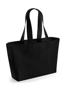 Westford Mill Everyday Canvas Tote in Black, voorkant