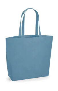 Westford Mill Maxi Bag for Life van biologisch katoen, natuurlijk geverfd in Indigo Blue, voorkant
