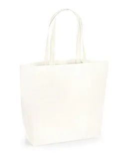 Westford Mill Maxi Bag for Life van biologisch katoen, natuurlijk geverfd – foto 1