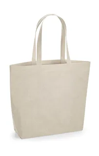 Westford Mill Maxi Bag for Life van biologisch katoen, natuurlijk geverfd in Myrobalan Stone, voorkant