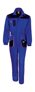 Result Work-Guard LITE overall in Royal/Navy/Orange, voorkant