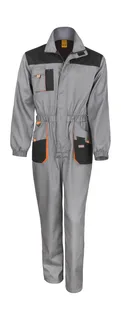 Result Work-Guard LITE overall in Grey/Black/Orange, voorkant
