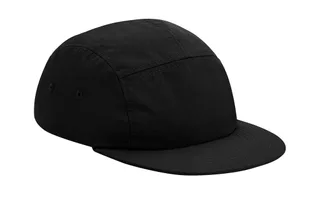 Beechfield Outdoor 5-panel camperpet in Black, voorkant