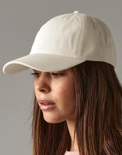 Beechfield 6-panel dad cap van biologisch katoen – foto 3