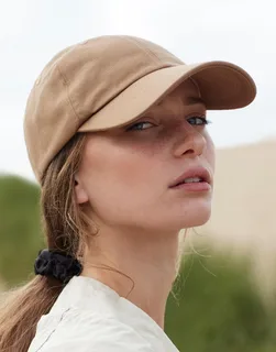 Beechfield 6-panel dad cap van biologisch katoen – foto 2