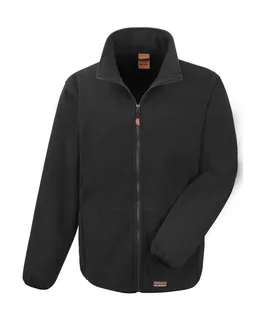 Result Work-Guard Heavy Duty Microfleece in Black, voorkant