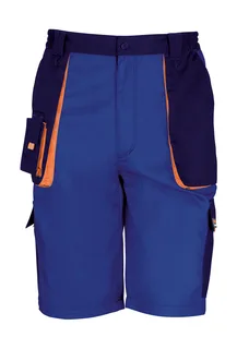 Result Work-Guard LITE werkshort in Royal/Navy/Orange, voorkant