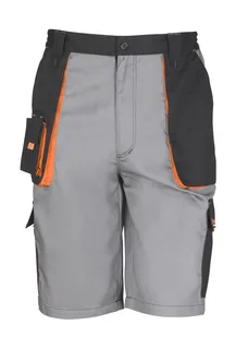 Result Work-Guard LITE werkshort in Grey/Black/Orange, voorkant