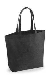 Westford Mill Revive Recycled Maxi Tote in Black, voorkant