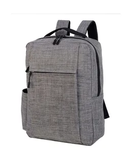Shugon Sembach laptop backpack in Grey Melange, voorkant