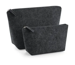 Bagbase Vilten accessoiretas in Charcoal Melange, voorkant