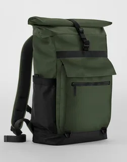 Quadra Axis roll-top rugzak in Forest Night, voorkant