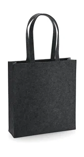 Bagbase Felt shopper in Charcoal Melange, voorkant
