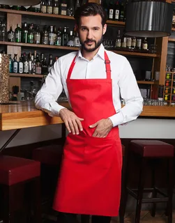 Karlowsky Basic halterschort met zak – foto 4