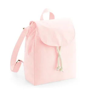 Westford Mill EarthAware® Organic Mini Rucksack in Pastel Pink, voorkant