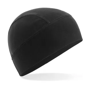 Beechfield Softshell Sports Tech Beanie in Black, voorkant