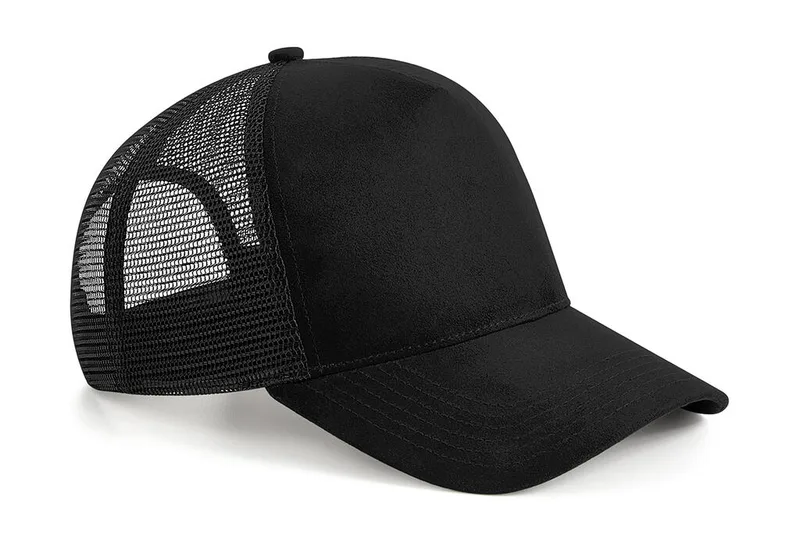 Beechfield Suède snapback truckerspet