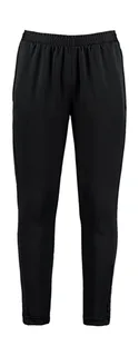 Kustom Kit Slim Fit Track Pant in Black, voorkant