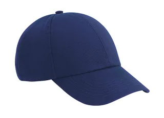 Beechfield 6-panel pet van biologisch katoen in Oxford Navy, voorkant