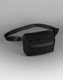 Quadra Airside crossbodytas in Black, voorkant