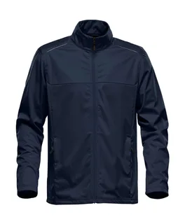 Stormtech Men's Greenwich softshell in Navy, voorkant