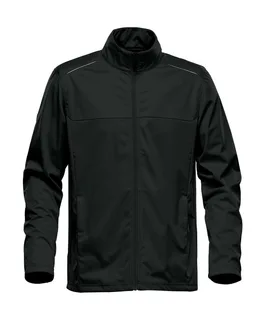 Stormtech Men's Greenwich softshell in Black, voorkant