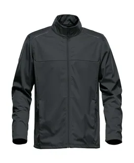 Stormtech Men's Greenwich softshell in Dolphin, voorkant