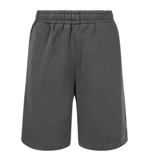 Build Your Brand Vintage Heavy Sweatshorts in Magnet, voorkant