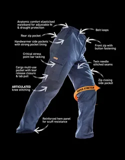 Result Work-Guard Work-Guard stretch werkbroek (lange lengte) – foto 4