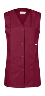 Karlowsky Worksmock Sara in Dark Red, voorkant