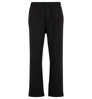 Build Your Brand Vintage Heavy track pants in Black, voorkant