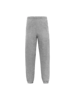Fruit of the Loom Iconic Premium Elasticated Cuff Jog Pants in Athletic Heather, voorkant