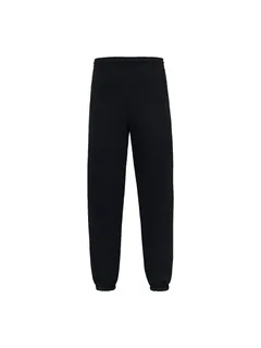 Fruit of the Loom Iconic Premium Elasticated Cuff Jog Pants in Black, voorkant