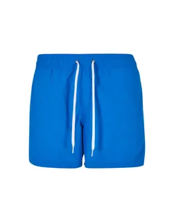 Build Your Brand Swim shorts in Cobalt Blue, voorkant